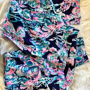 Lilly Pulitzer pants size 16 Bright Navy Caught Up